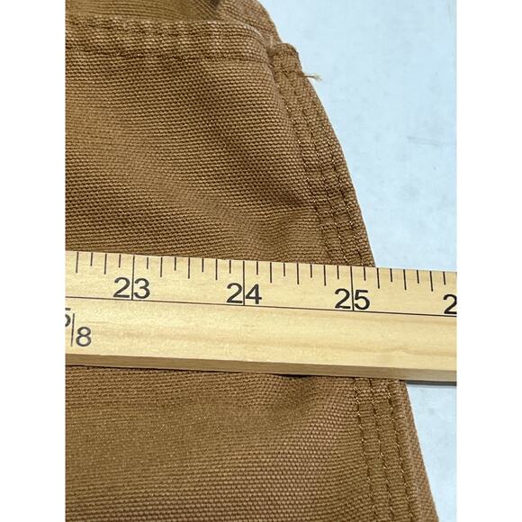 Dickies Canvas Carpenter Cargo Workwear Straight Legs Brown Pants Cotton 42x32 - Picture 10 of 11